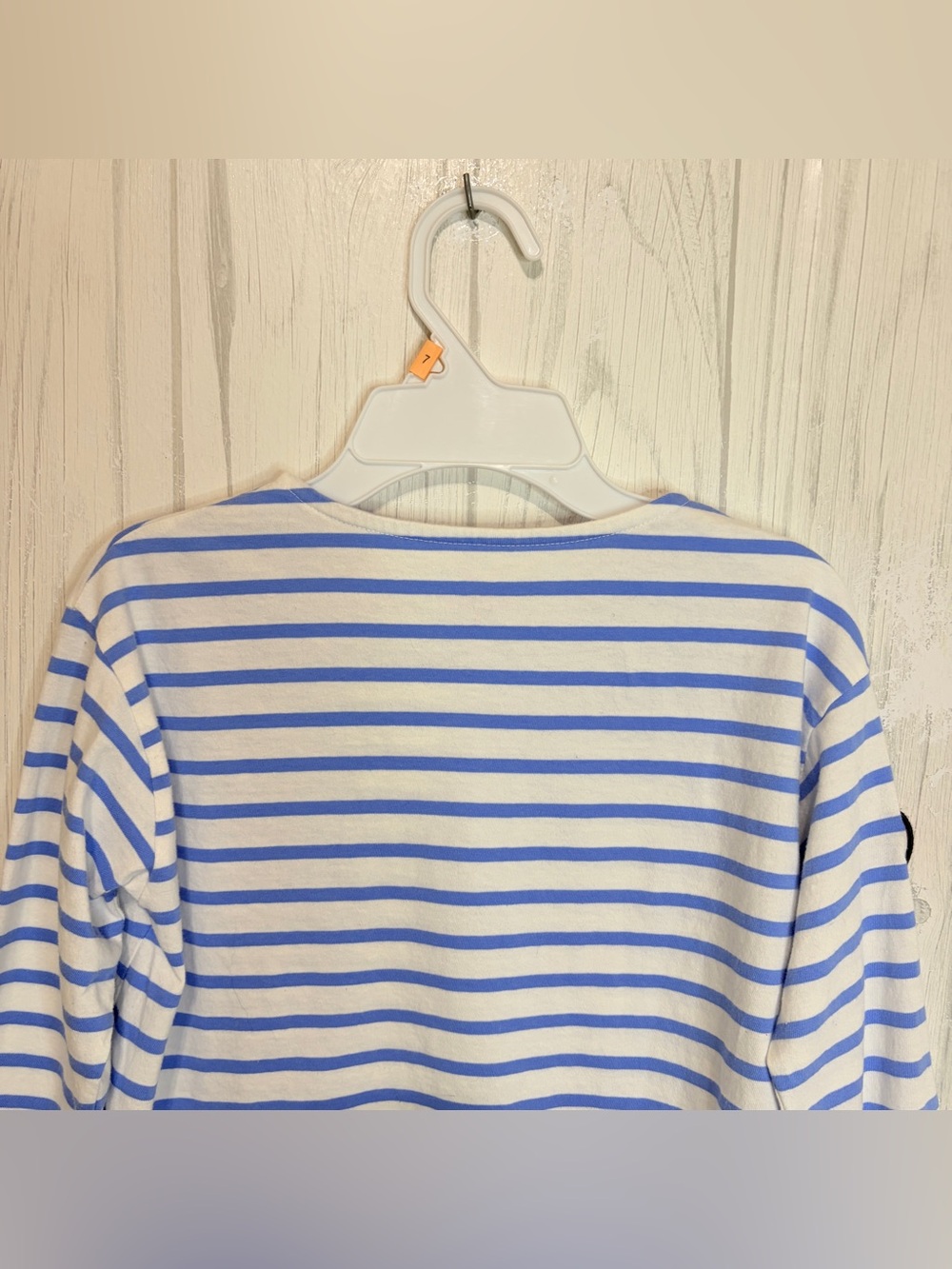 GIRLS VINEYARD VINES Flashy Whale Rainbow Striped Long-Sleeve Tee, Small - Picture 6 of 10